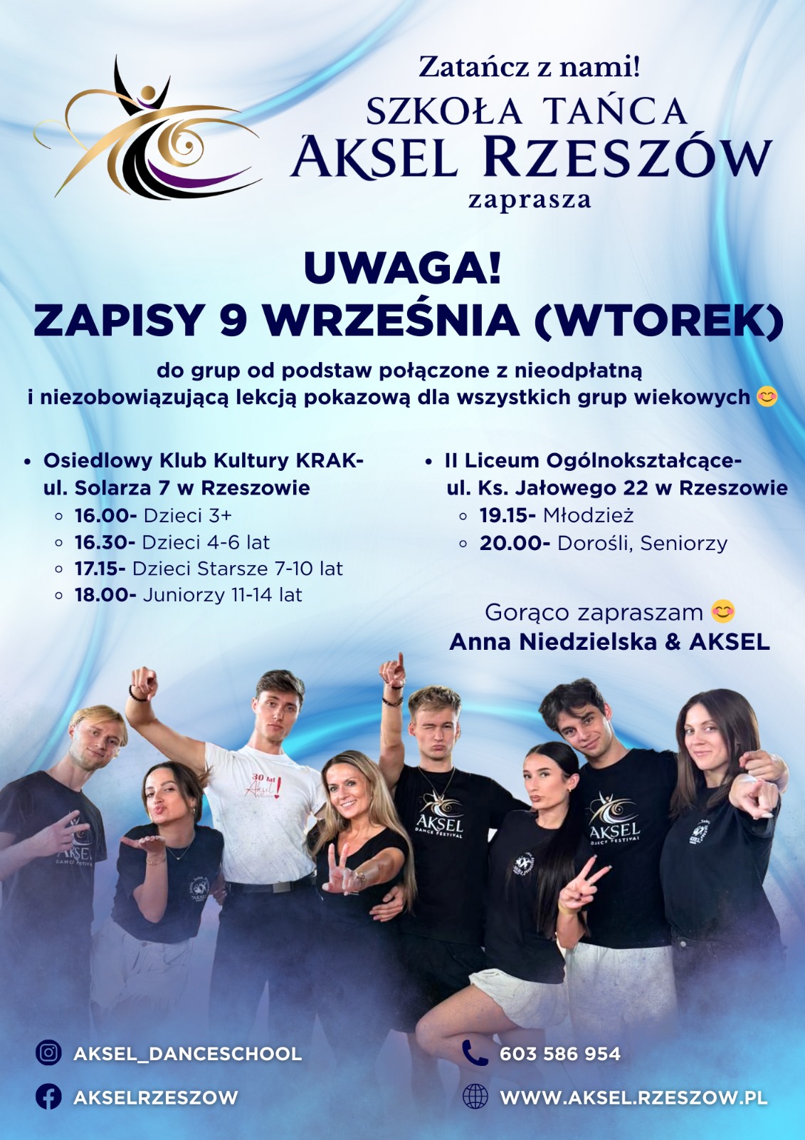 zapisy 9 wrzesnia plakat